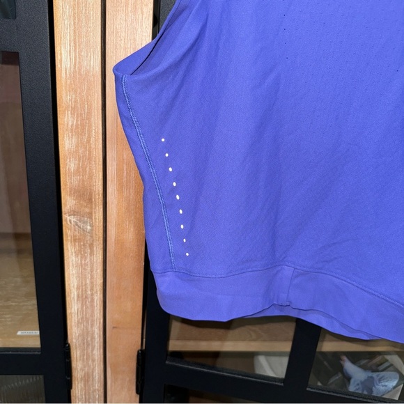 Lululemon SenseKnit Running Tank top Charged Indigo Purple Cropped workout - Picture 11 of 11